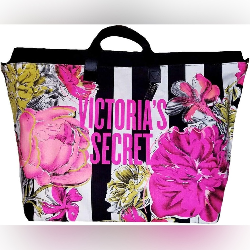 Victoria’s Secret Bombshell Wildflower Weekender Bag, NWT.